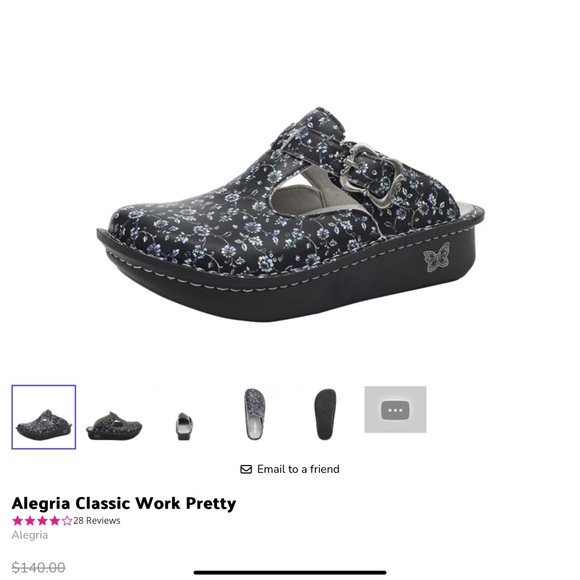 ALEGRIA  Classic Clog in Work Pretty, EUC - Picture 7 of 8